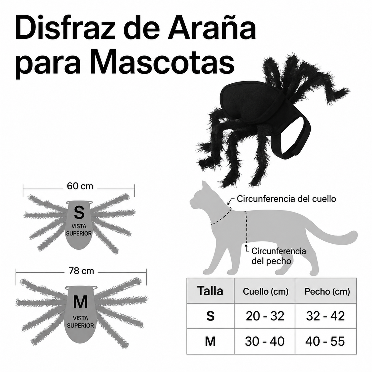 Disfraz Araña Pawloween