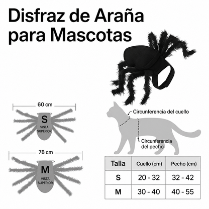 Disfraz Araña Pawloween